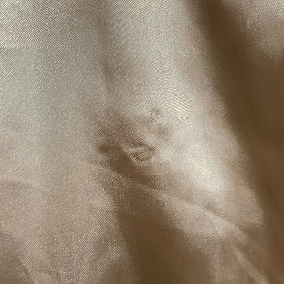 San Francisco 49ers Gold Satin Varsity Jacket with Red and White Trim - Picture 4 of 6